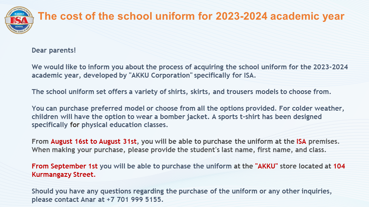 ISA uniform 2023 ENG 1